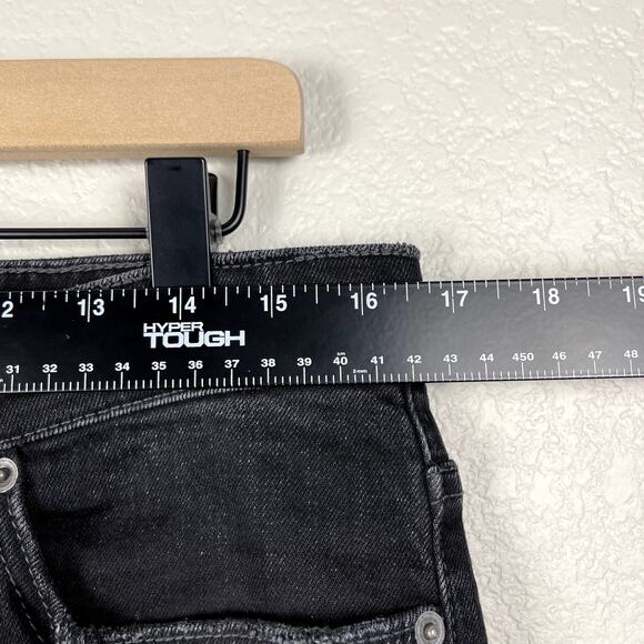 Ksubi Van Winkle Trashed Noir Skinny Jeans Distressed 32" Grunge Indie Sleaze - Picture 15 of 16